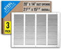 Fits 20x14 Duct Opening | Steel Return Air Grille by Handua | Vent Cover Grill by Handua