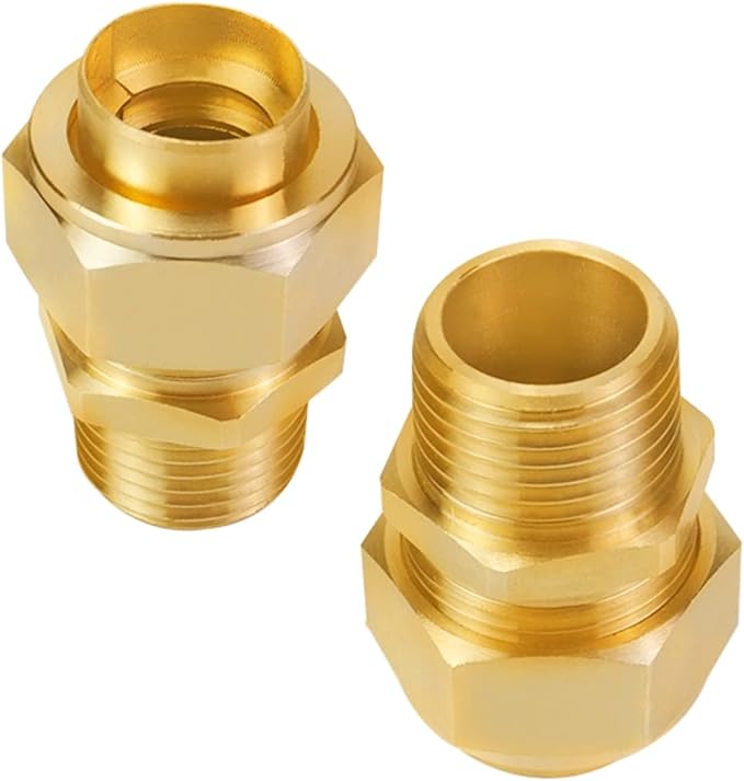 CSST Male NPT Fitting Kit 2 Pack Grill Propane Conversion Connector 1/2" NPT - Image 5