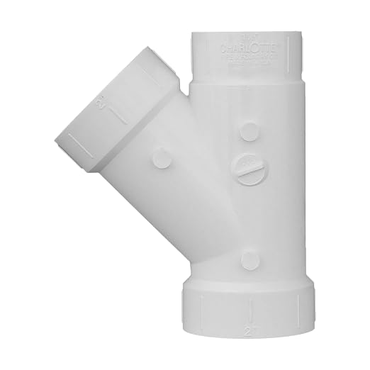 CHARLOTTE PIPE 2 x 1 1/2 x 2 DWV WYE REDUCING DWV - Image 5