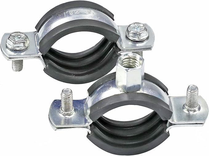 AKIHISA 10 Pack Split Ring Pipe Hanger Heavy Duty Adjustable Pipe Bracket Clamp by AKIHISA