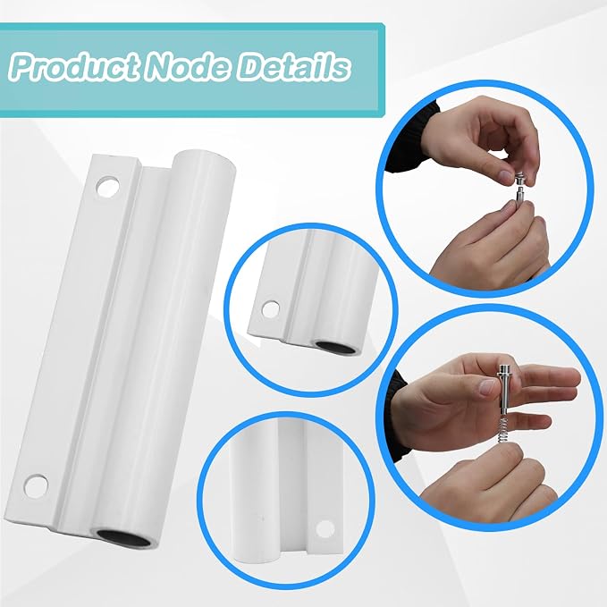 Upper Screen Door Hinge Leaf Replacement Kit - Image 3