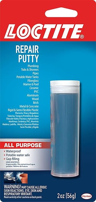 Loctite Epoxy Multi Purpose Repair Putty, 2 oz Stick, 6 Pack by Loctite