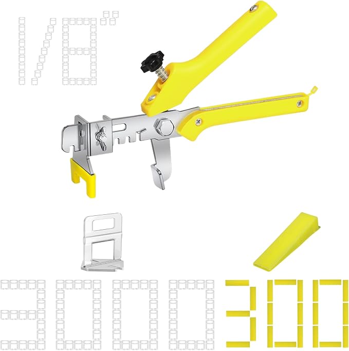 Storystore 1/8 Inch Tile Leveling System, 3000 tile Spacers and 300 Wedges | - Image 2