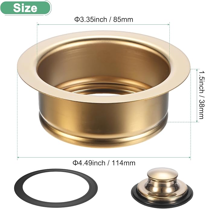 M METERXITY 2-Pack Garbage Disposal Sink Flange, Kitchen Sink Replacement - Image 3