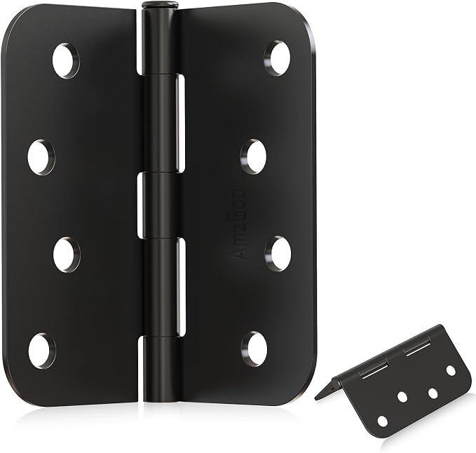 Black Exterior Door Hinges 4 Inch 18 Pack - Image 9