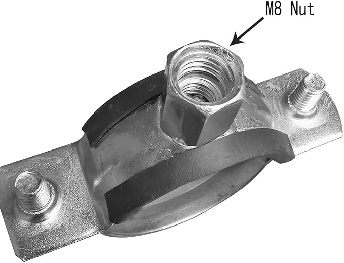 AKIHISA 10 Pack Split Ring Pipe Hanger Heavy Duty Adjustable Pipe Bracket Clamp - Image 4