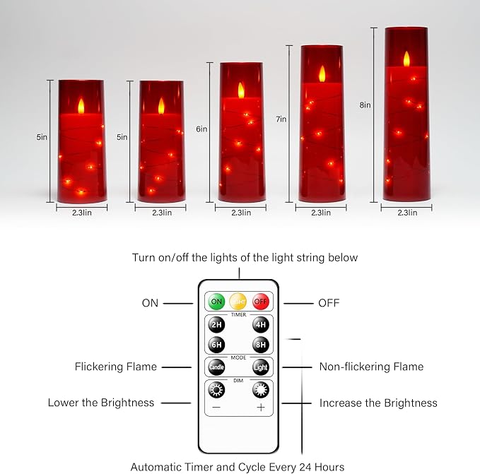 kakoya Flameless LED Candles - Image 5