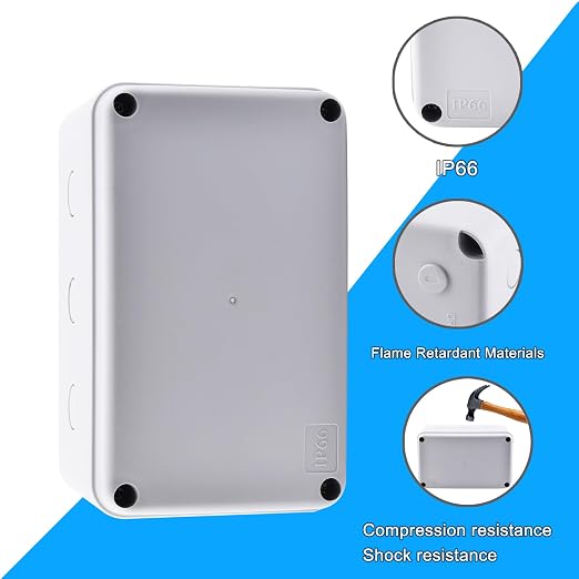 IP66 Outdoor Waterproof Junction Box, DIY Wiring - Image 5