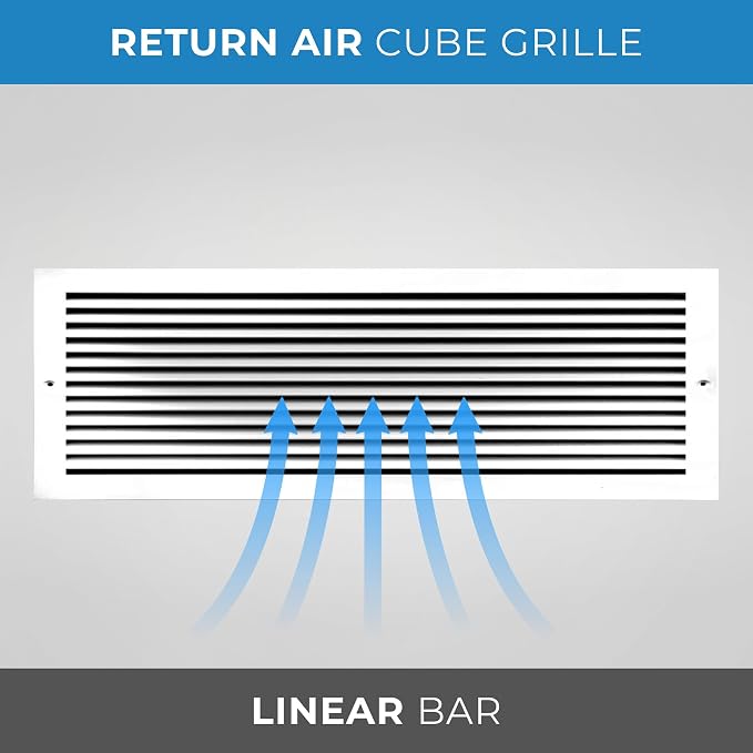 HVAC Premium 14'' X 6'' Aluminum Return Grille - Image 6