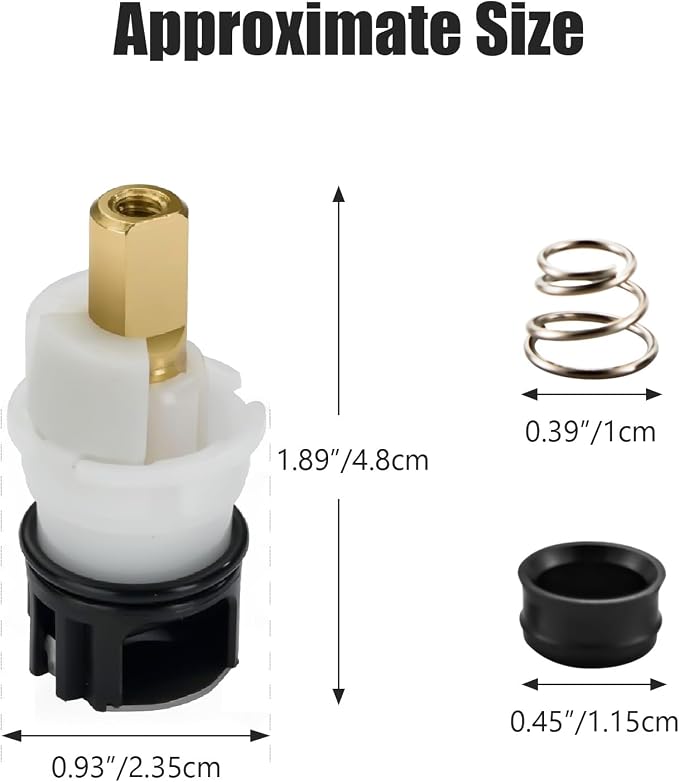 RP25513 Faucet Cartridge for Delta 2 Handle Faucet Repair Kit, 4 Pack | - Image 2