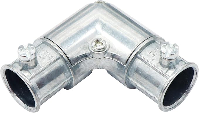 10 Pieces 1/2 Inch EMT to EMT 90 Degree Inside Corner Pulling Elbows, - Image 5