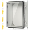 QILIPSU UL94-V0 Outdoor Electrical Box 16.4"x12.4"x7.1" Waterproof Junction Box by QILIPSU