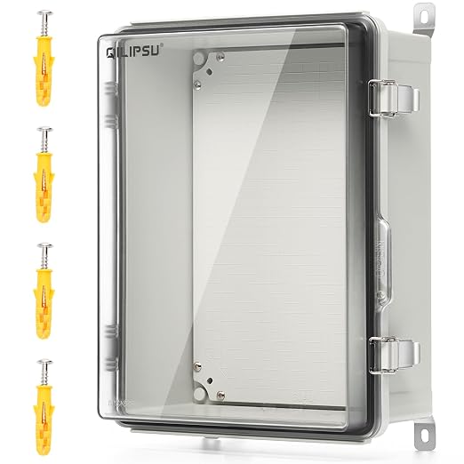 QILIPSU UL94-V0 Outdoor Electrical Box 16.4"x12.4"x7.1" Waterproof Junction Box by QILIPSU