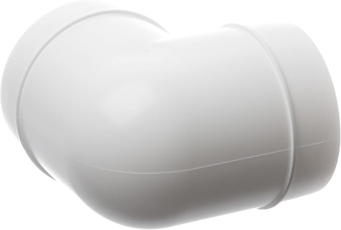 4 Inch 90 Degree Round Duct Elbow Connector – Plastic Ventilation Pipe Bend - Image 3