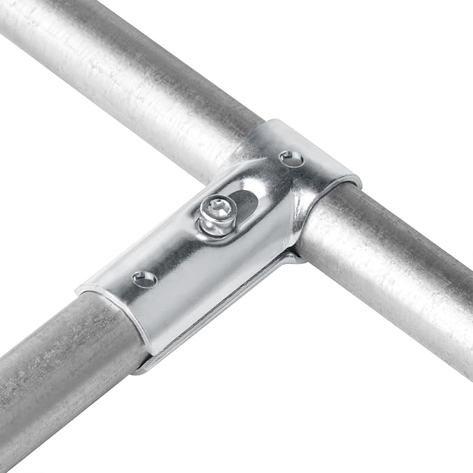 8 Sets T Pipe Connectors Tee Clamps, Fits 1" EMT Conduit | - Image 3