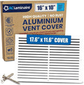 16x10 Aluminum Wall Ceiling Air Return Vent Cover HVAC Rustproof Grille by ACLAMINAIRE