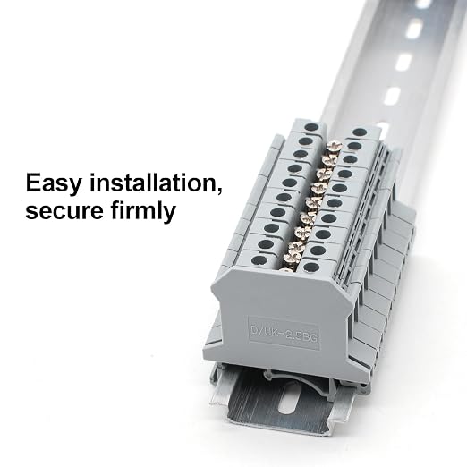 20Pcs D/UK-2.5BG End Cover for DIN Rail Mounted Terminal Block | 20Pcs - Image 5