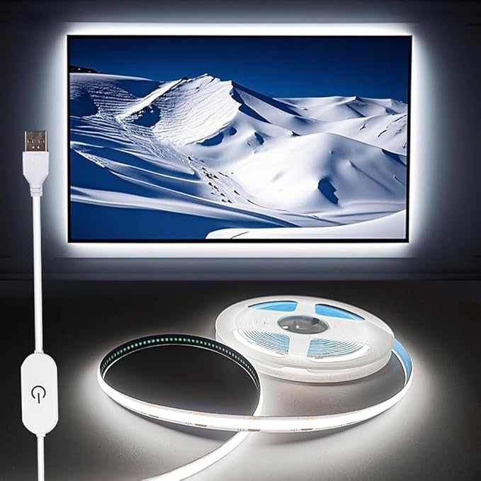 ZSLAIFU A 5V USB LED Light Strip, COB LED Strip Lights, Small LED Strip Light by ZSLAIFU