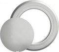 Plastic Access Panel 2 Pack, ABS Round Wall Hole Cover Plate, 3 Second Adhesive by Unknown
