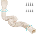 plusgutter 11.5ft Long Gutter Downspout Extensions Flexible, Down Spout Drain by plusgutter