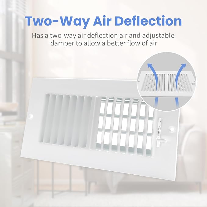 8 x 4 Inch Air Vent Covers for Wall or Ceiling - Image 4
