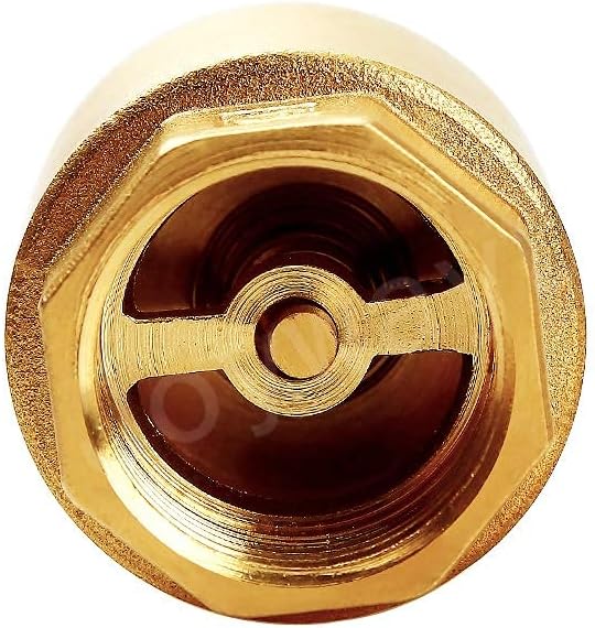 Joywayus 2 Pack Brass Check Valve 1" NPT Female Thread | One Way Backflow - Image 4