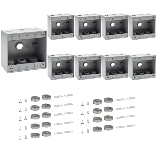 2-Gang Weatherproof Outlet Box by XGGYA