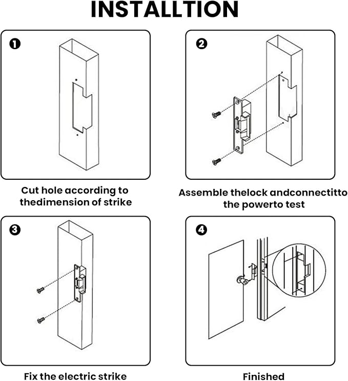 2026 Upgraded ANSI Standard Heavy Duty Electric Door Strike Lock - Image 5
