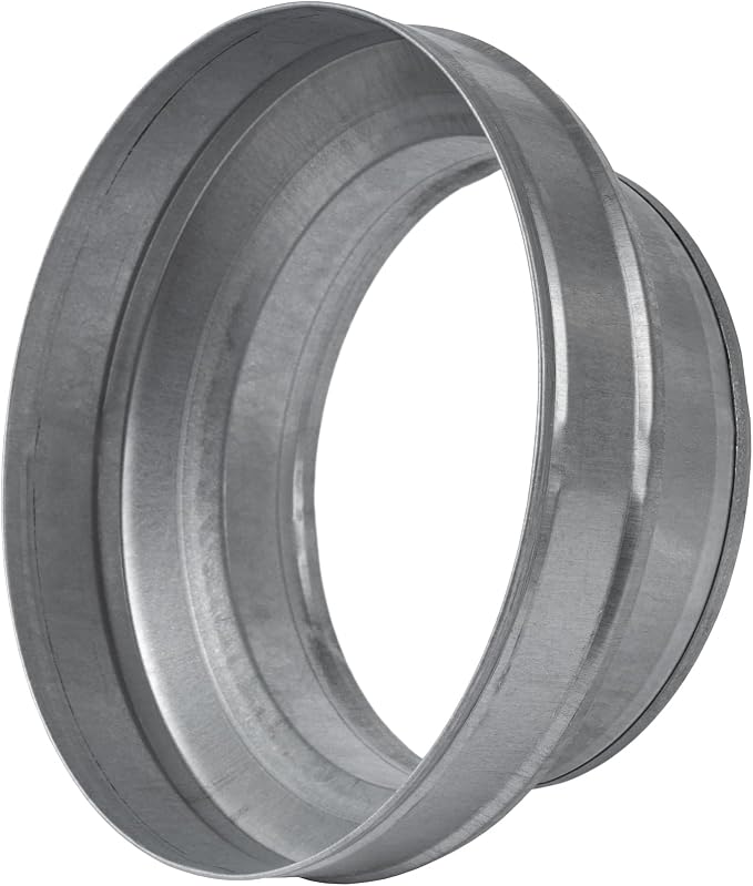 10" to 8" Inch Galvanized Steel Round Duct Reducer - Image 3