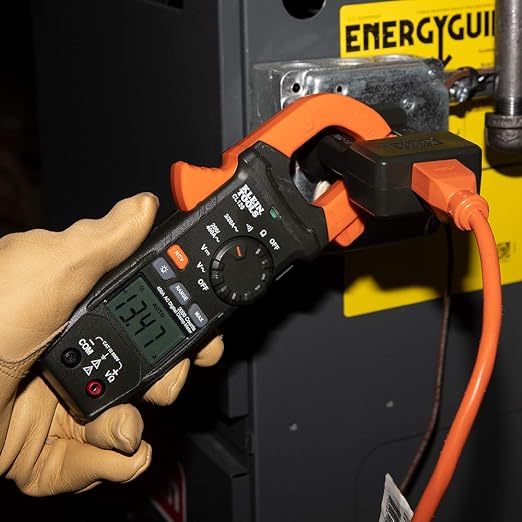 Klein Tools CL120 Digital Clamp Meter, Auto-Ranging 400 Amp AC, AC/DC Voltage - Image 7