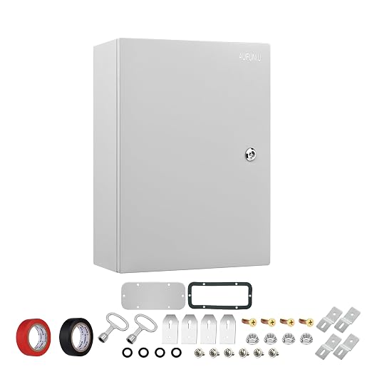 Steel Electrical Junction Box, Outdoor & Indoor Universal Project Box by AUFUNIU
