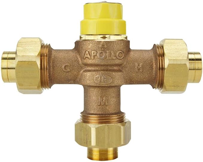 1/2 in. Lead Free Bronze Threaded Thermostatic Mixing Valve by Unknown