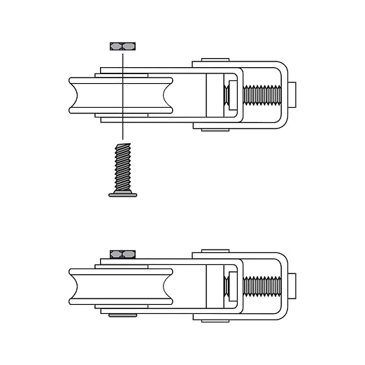 Prime-Line D 1799 Patio Door Roller Replacement Kit, 1-1/2 In., 2 Pack - Image 4