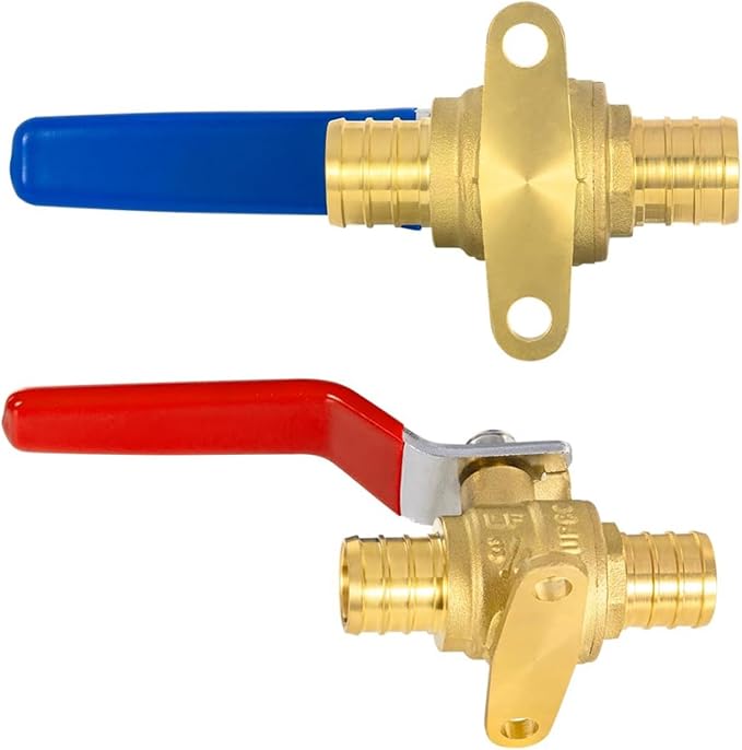 2PACK GUOFIS 3/4" PEX Crimp Full Port Ball Valve - Image 6