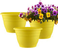 RooTrimmer 3 Pack 11 Inch Plant Pots by RooTrimmer