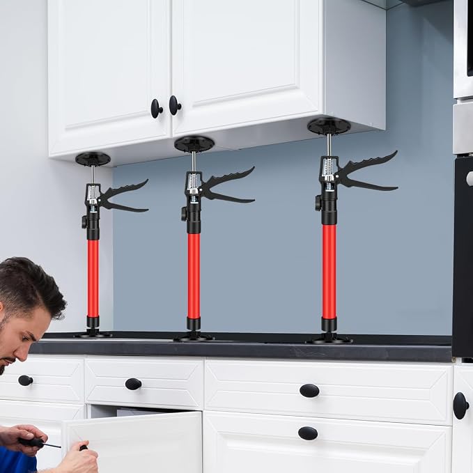 2Pack Adjustable Support Pole, Cabinet Jacks - Image 6