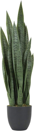 Worth Garden 3ft Artificial Snake Plant Fake Sansevieria Indoor Outdoor by WORTH