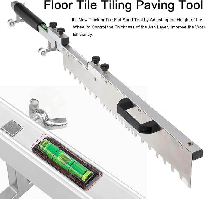 Tile Flat Ash Device Floor Tile Leveler Leveling Flat Sand Tiling Paving Tool - Image 2