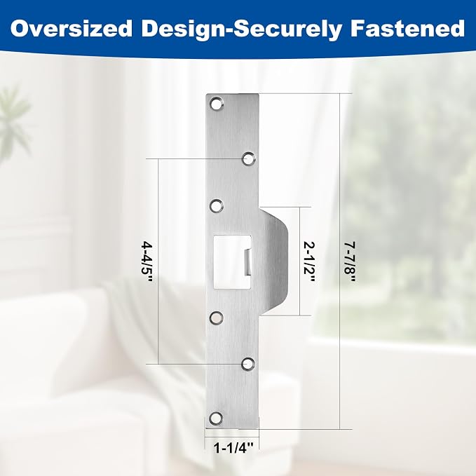 U9585 Door Reinforcement Plate & U9476 Latch Strike - Image 6