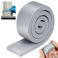 1 Pack Moldable Silicone Putty Grey Solid Roll | 1.5 ft x 1 in Non Hardening by ElectricWise