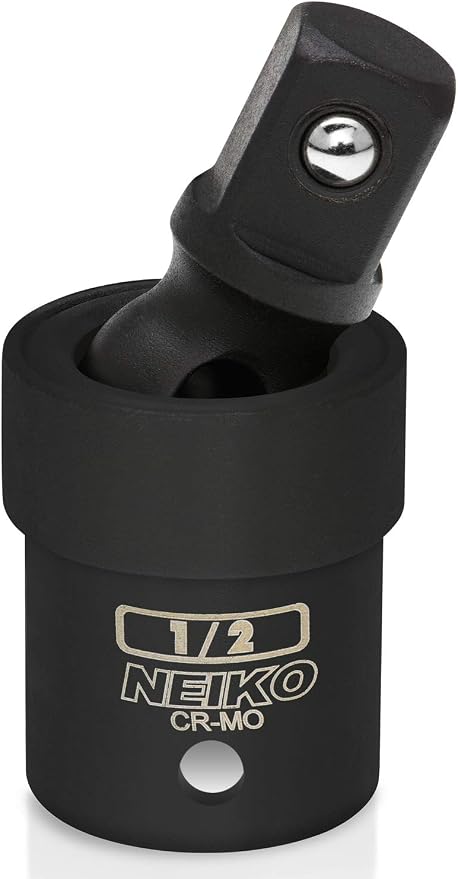 NEIKO 02430A 1/2” Drive Universal Joint Swivel Socket Adapter | Cr-Mo Impact by NeikoTools