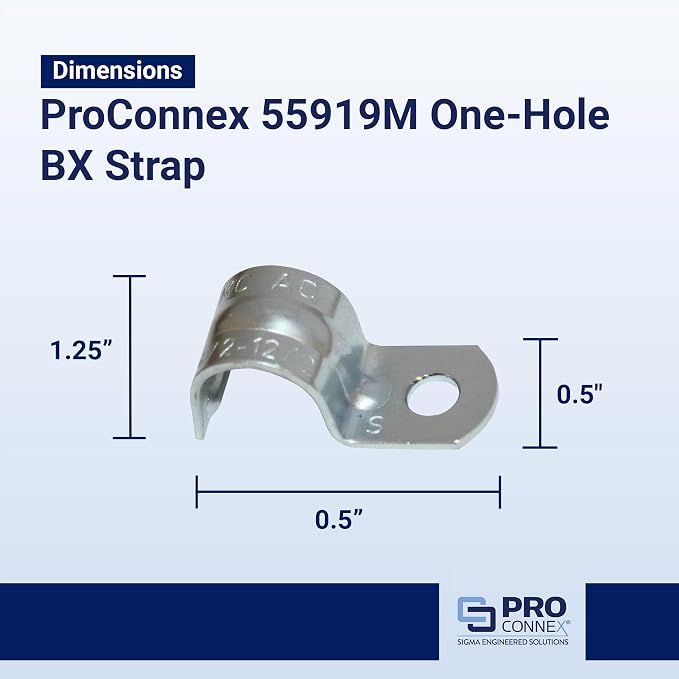 SIGMA ENGINEERED SOLUTIONS ProConnex 55919M One-Hole AC/MC Strap - Image 4