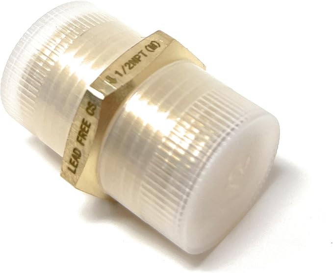 Cascada 1/2" G Thread Male to 1/2" NPT Thread Male Pipe Fitting Adapter - Image 6
