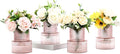Ribbed Glass Vases, Modern Vase by YANWE
