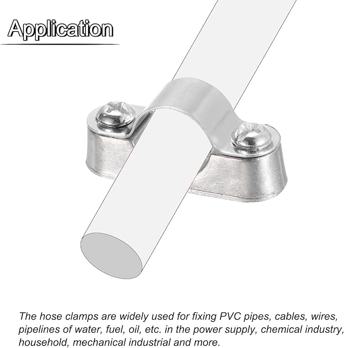 UXCELL 10-Piece Pipe Support Bracket Clamps - Image 5