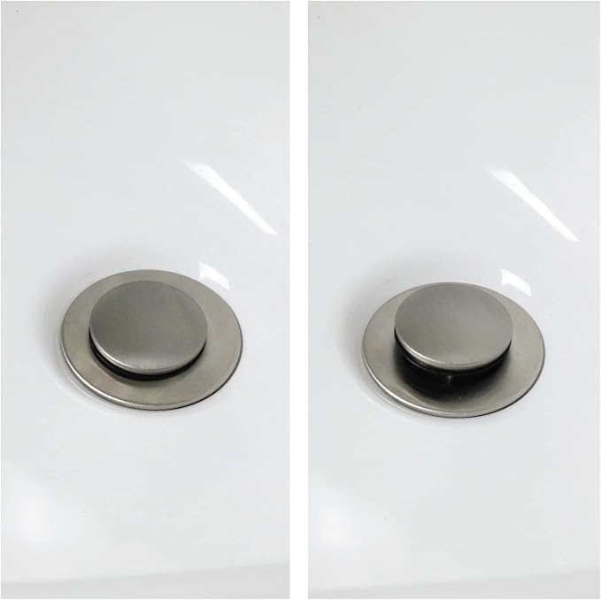 Danco Bathroom Sink Pop-Up Stopper, Brushed Nickel - Image 3