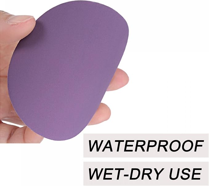 uxcell 20Pcs 3-Inch Purple Sanding Discs 1500 Grits Hook and Loop Professional - Image 3