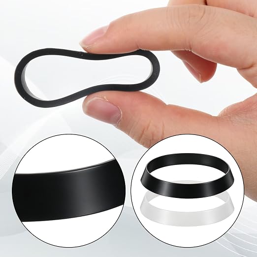 10 Pcs Sink Drain Gasket Set, 1-1/2 Inch Silicone Seal Ring Washer, Slip-Joint - Image 3