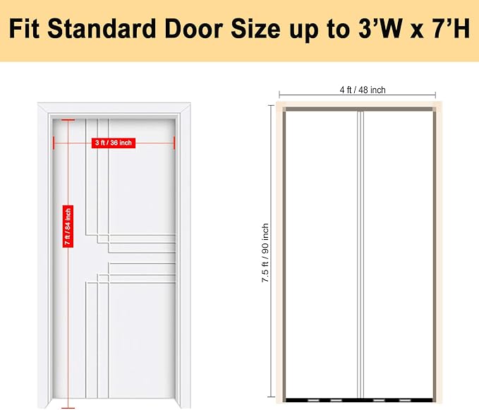 Magnetic Zippered Dust Barrier Door Cover - Image 8