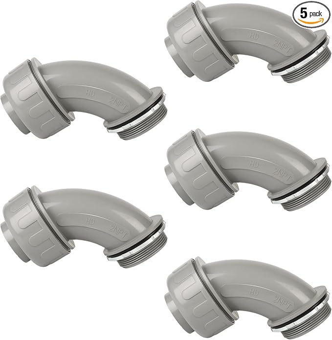 Conduit Connectors, 2 Inch, Non-Metallic, by HDHAODA